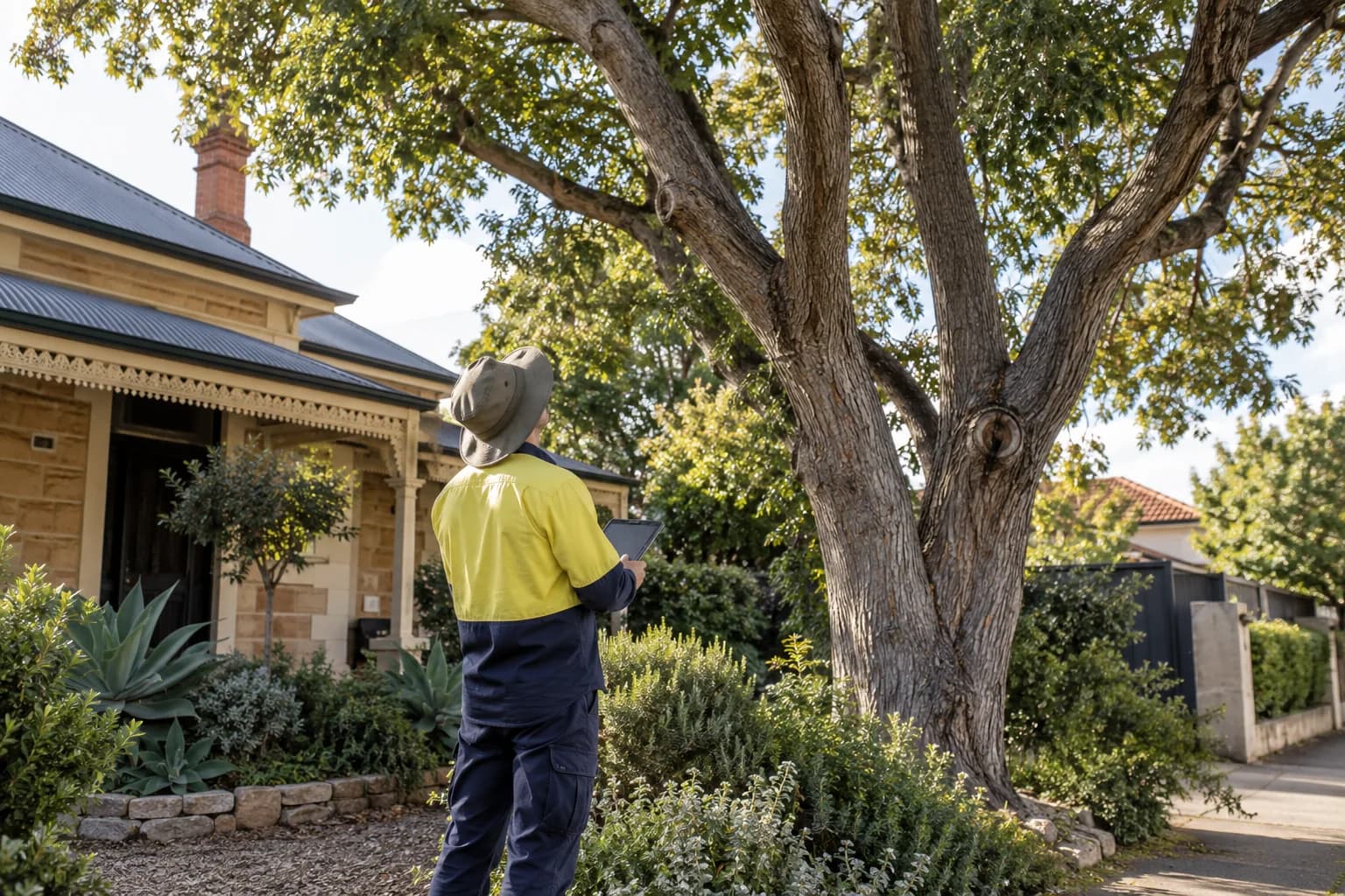 Illustrative tree assessment setting in Adelaide