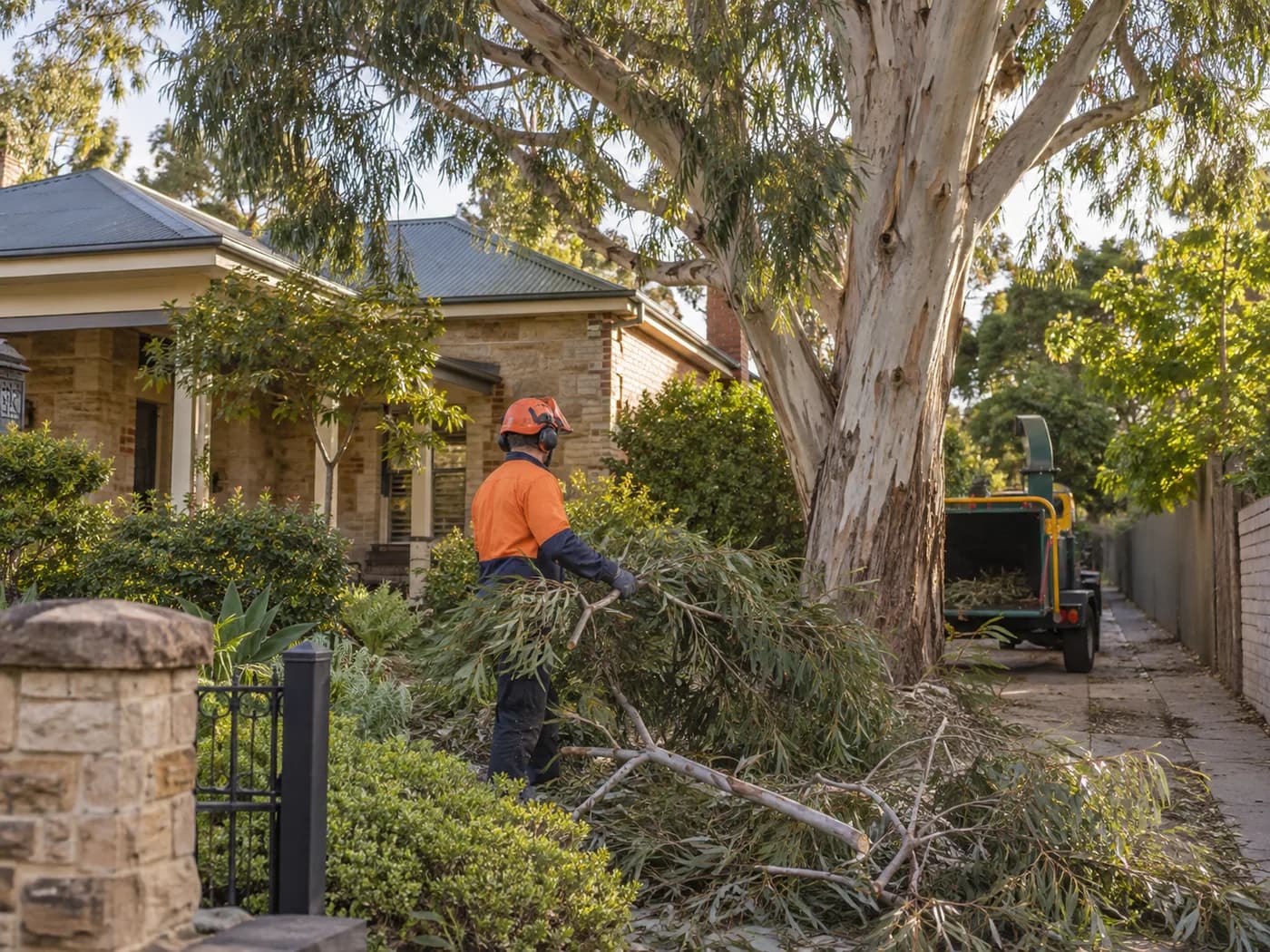 Illustrative local tree and access context in Adelaide